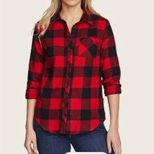 NWT Eddie Bauer Soft Stines Flannel Shirt